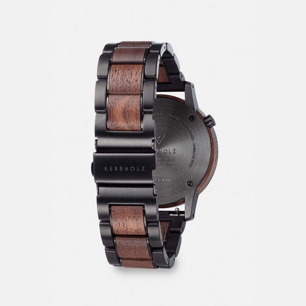 Kerbholz horloge | Fred Blacksteel Solar